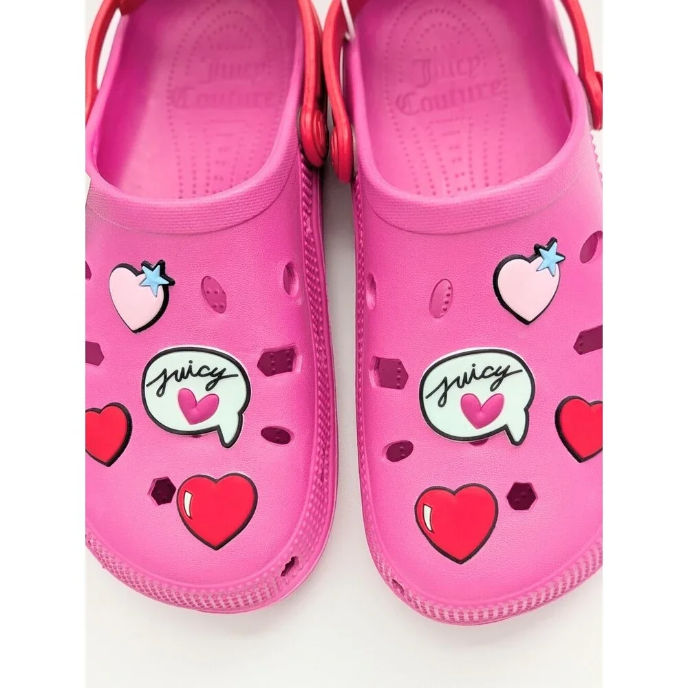 Juicy Couture Kids' (Size 3) Pink Slip-On 